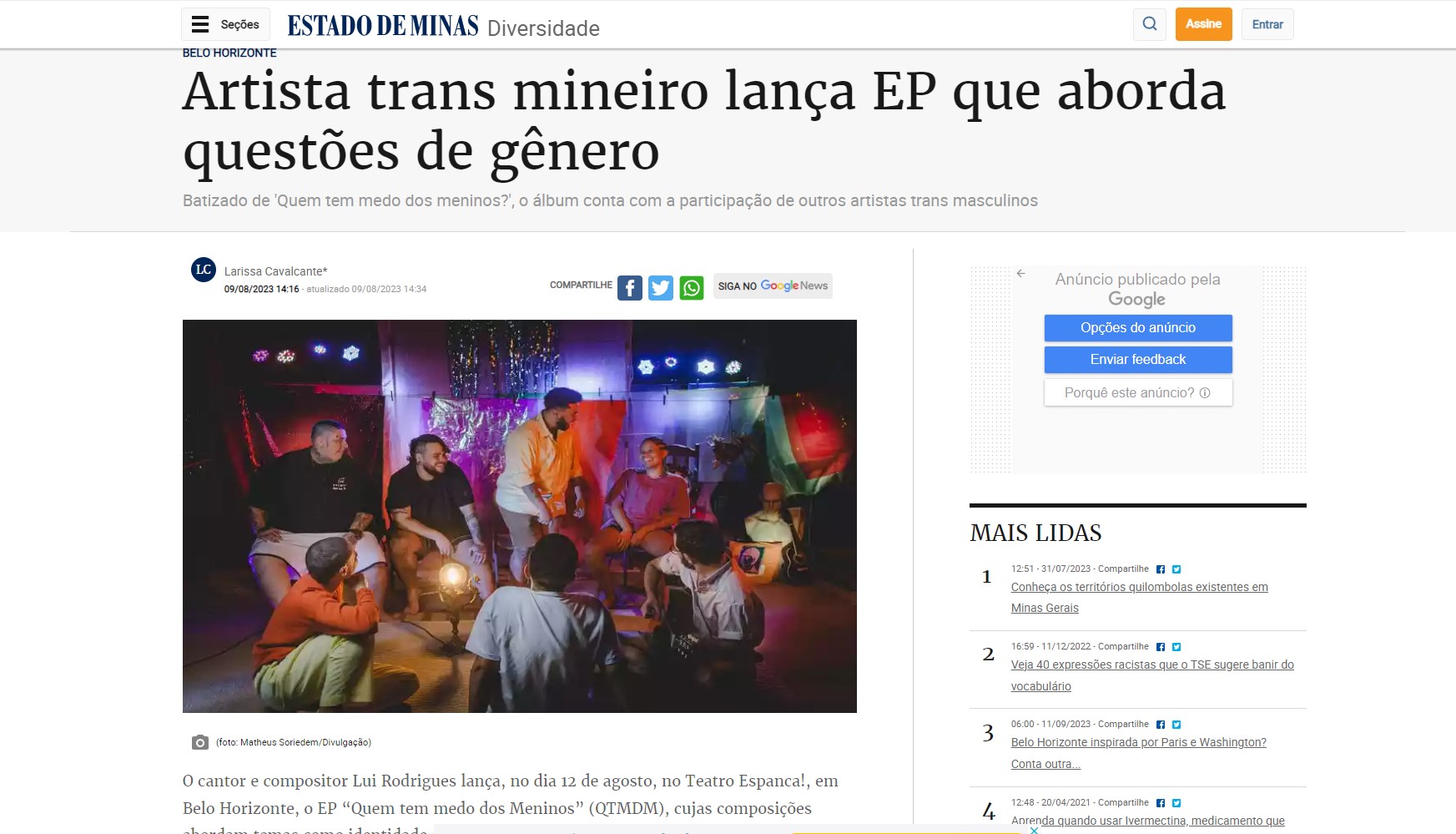 imprensa Estado de Minas